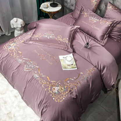 Luxury 4-Piece Cotton Comforter Bedding Set – Cotton Sheets & Quilt Cover