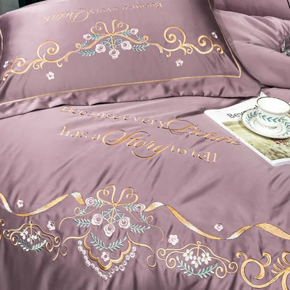 Luxury 4-Piece Cotton Comforter Bedding Set – Cotton Sheets & Quilt Cover