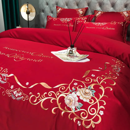 Luxury 4-Piece Cotton Comforter Bedding Set – Cotton Sheets & Quilt Cover