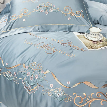 Luxury 4-Piece Cotton Comforter Bedding Set – Cotton Sheets & Quilt Cover