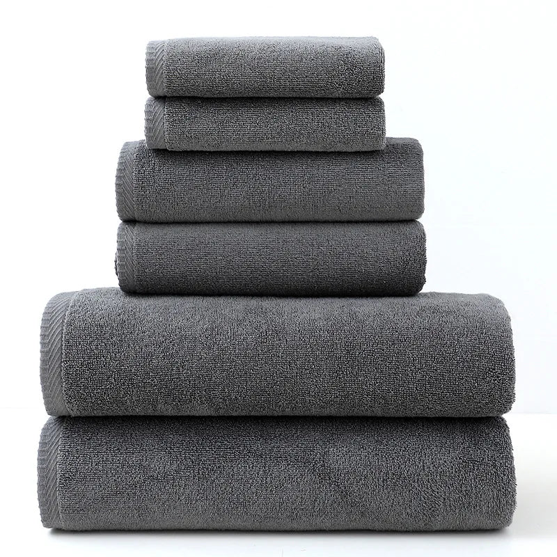 6-Piece Organic Cotton Bath Towel Set – Pure Comfort, Premium Quality