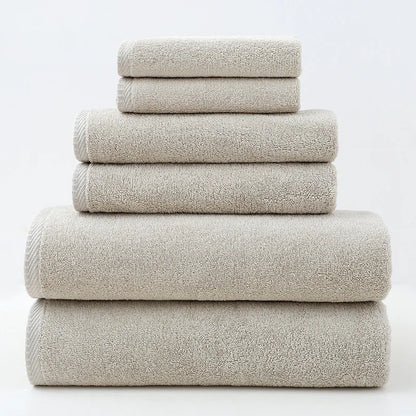 6-Piece Organic Cotton Bath Towel Set – Pure Comfort, Premium Quality