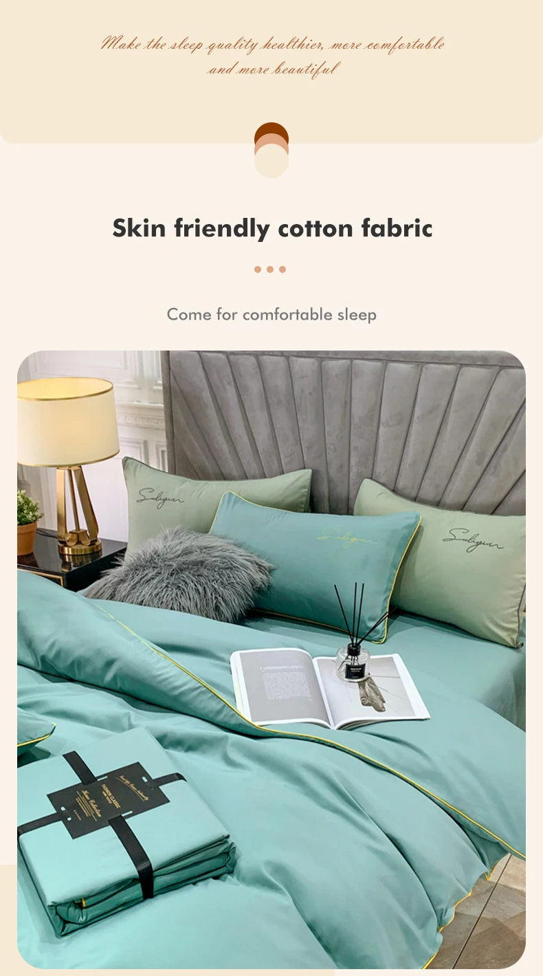 Luxury Cotton Duvet Cover Set –  Soft & Durable