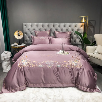 Luxury 4-Piece Cotton Comforter Bedding Set – Cotton Sheets & Quilt Cover