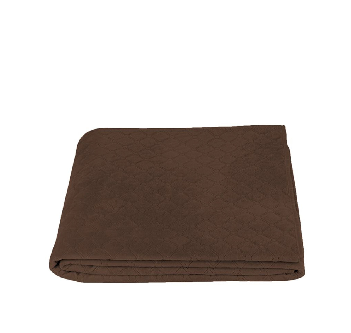 Luxurious Velour Bedspread  Brown